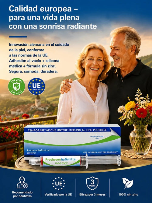 😁Juego de adhesivo para dentaduras postizas🍎