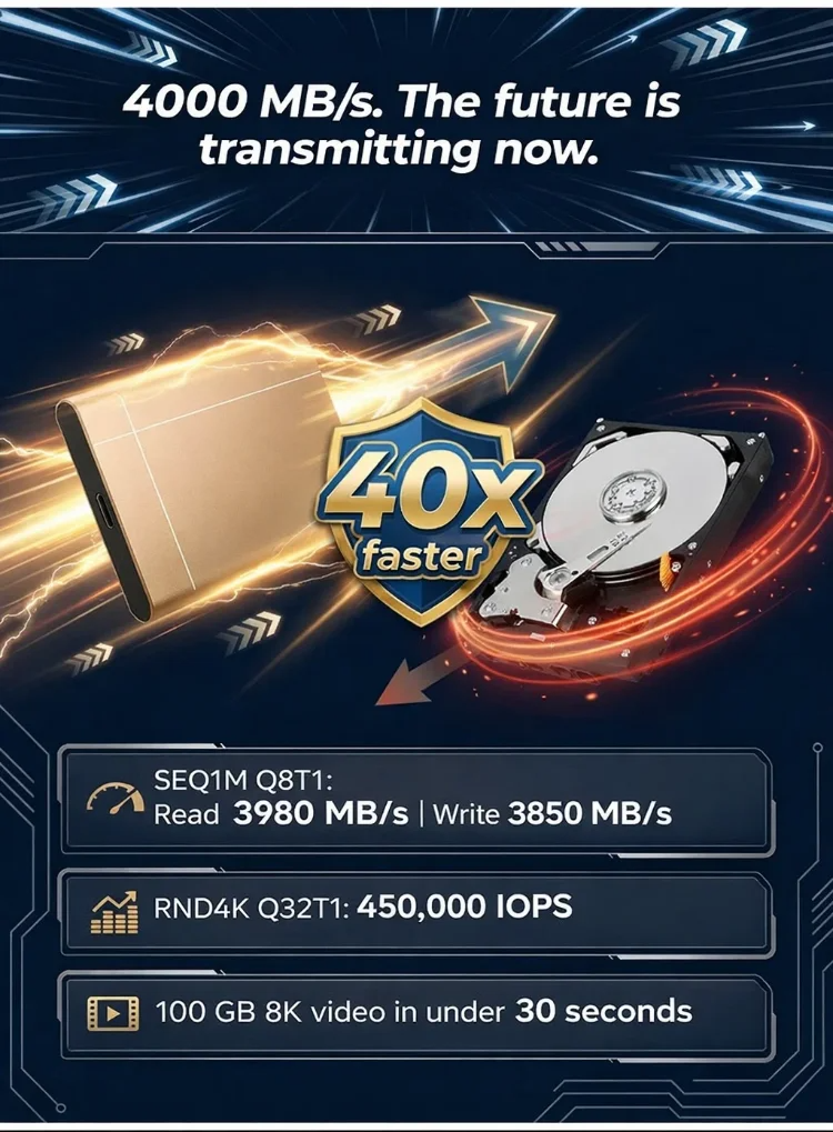 Ultra-Fast Portable SSD | High-Speed Storage For Files, Photos & Videos
