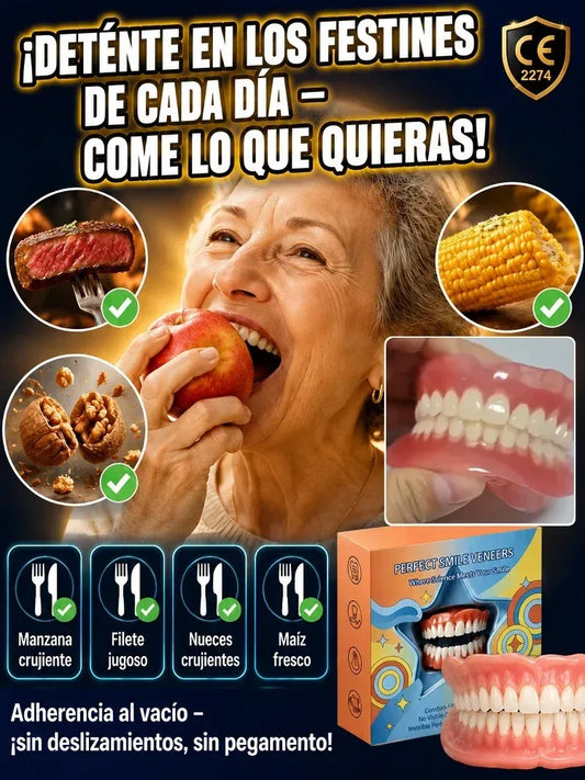 🦷✨ ¡NUEVO! Dentadura Postiza Tecnológica de Colocación Rápida en 3 Minutos 🔥😁
