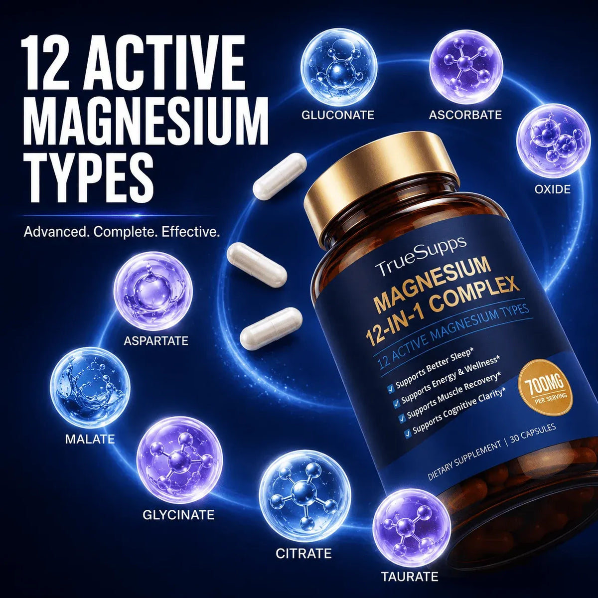 12-in-1 Magnesium Complex 700mg