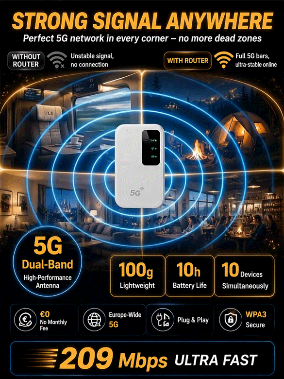 【0 Cost Enjoying Network】Portable Pocket WiFi🛰️
