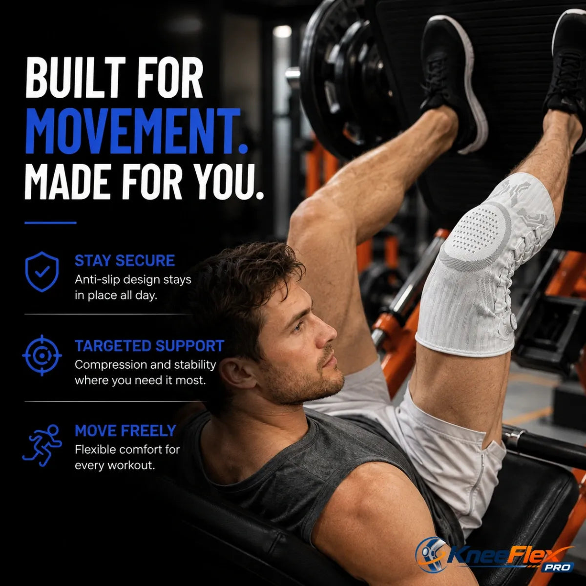 KneeFlex Pro - 70% OFF - Adjustable Compression Advanced Knee Brace