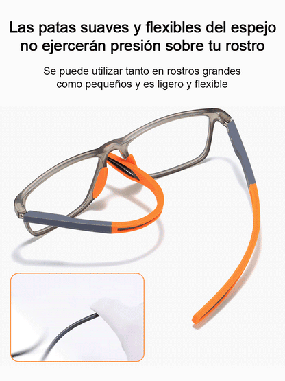 Protege tus ojos con inteligencia: Filtro azul y enfoque automático en un diseño único.