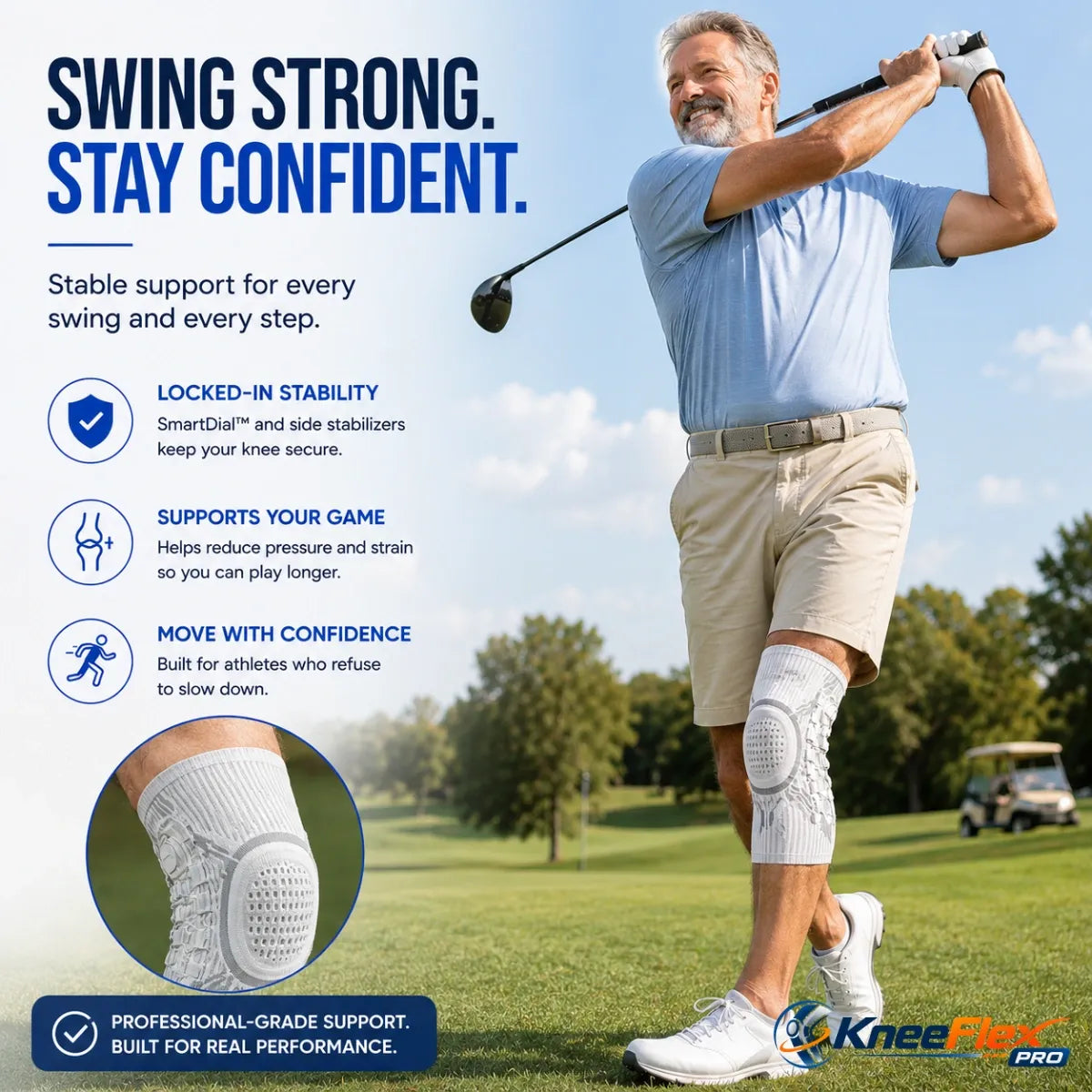 KneeFlex Pro - 70% OFF - Adjustable Compression Advanced Knee Brace