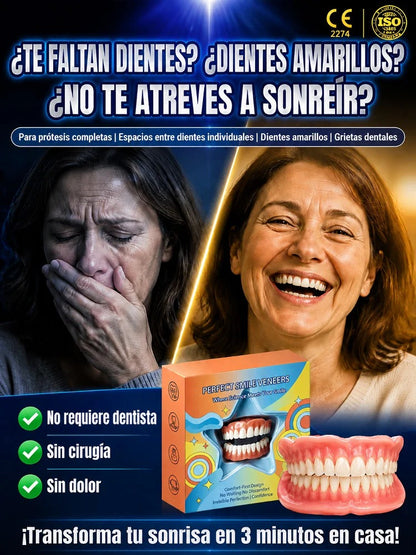 🦷✨ ¡NUEVO! Dentadura Postiza Tecnológica de Colocación Rápida en 3 Minutos 🔥😁