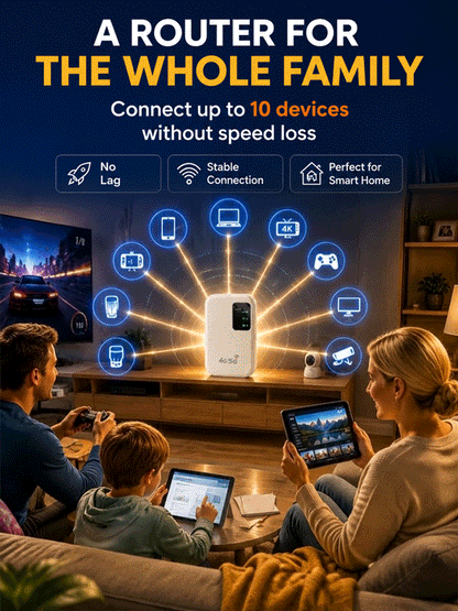 【0 Cost Enjoying Network】Portable Pocket WiFi🛰️