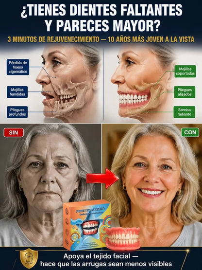 🦷✨ ¡NUEVO! Dentadura Postiza Tecnológica de Colocación Rápida en 3 Minutos 🔥😁