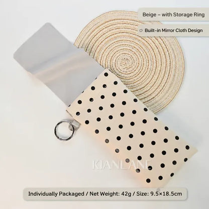 🏆75K+ SOLD!🕶️Soft PU Leather Sunglasses Pouch Elastic Opening Eyeglasses Bag