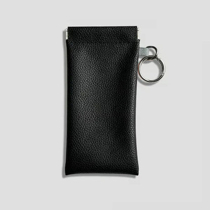 🏆75K+ SOLD!🕶️Soft PU Leather Sunglasses Pouch Elastic Opening Eyeglasses Bag