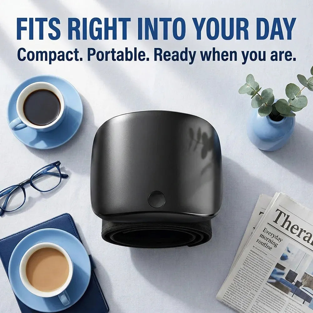 SmartPulse™ Wrist Blood Pressure Monitor | One-Touch, Rechargeable & Portable