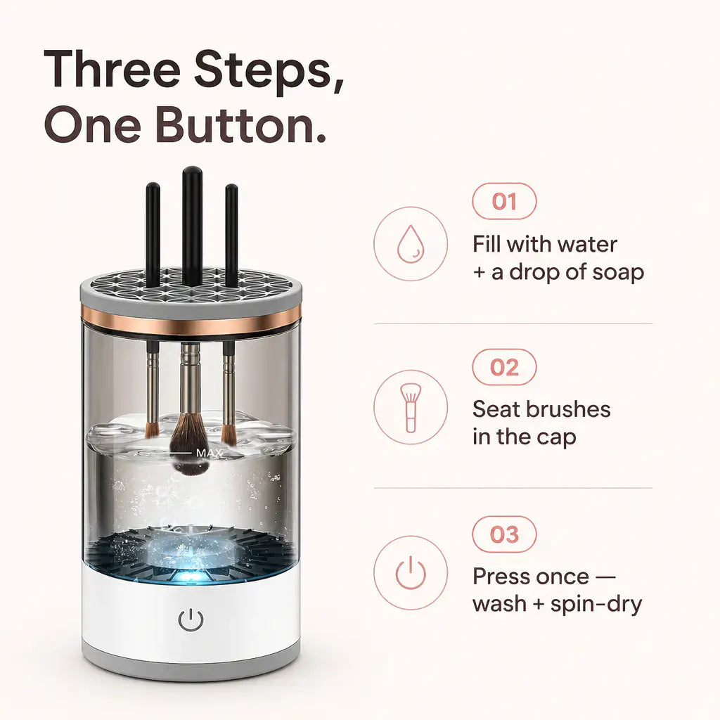 Electric Makeup Brush Cleaner