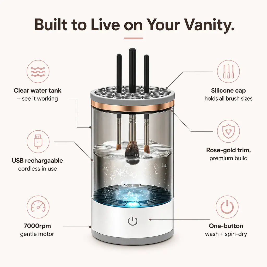 Electric Makeup Brush Cleaner
