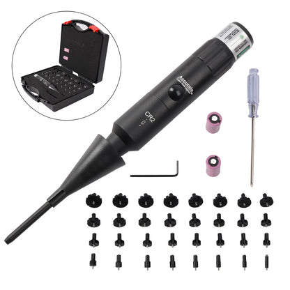 Professional Laser Bore Sight Kit Multiple Caliber Upgraded Green Bore Sighter