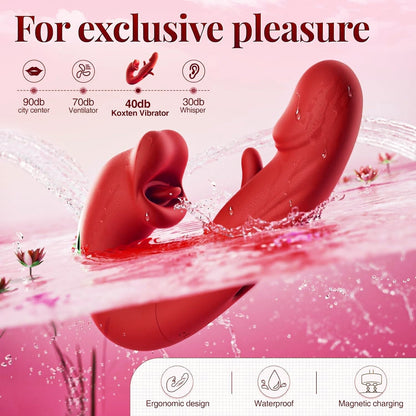 💋 Limited-time offer 💋 2026 Upgraded 4-in-1 Flapping & Licking Vibrator
