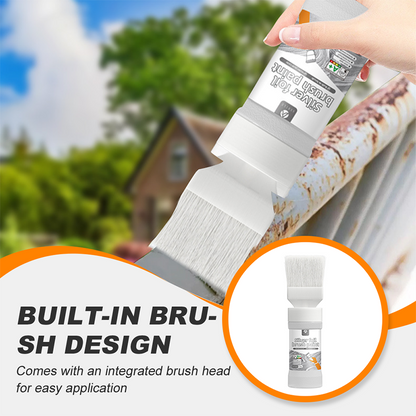 ✨New Arrival-🔥 BUY 1 GET 1 FREE (2 PCS)   🖌️Refresh paint surfaces in one simple spray!✨🏠Water-Based Metallic Silver Paint with Built-in Brush💥👍
