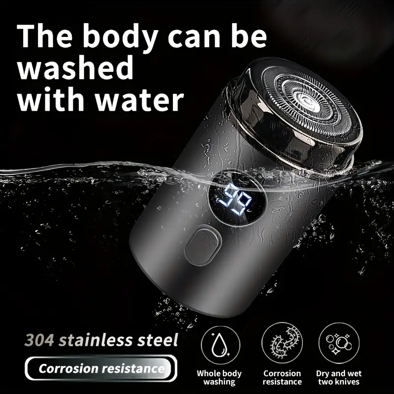 🔥Hot Promotion 49% OFF🔥Powerful Mini Electric Shaver With Digital Display