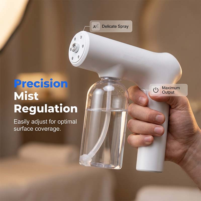 📢📢50% OFF !! ⏰ Cordless Nano Atomizer – Touchless Disinfecting, Blue Light – For Home, Office & Car 🏠