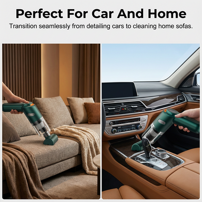⏰Cordless Car Vacuum – 10000Pa Suction & 4000mAh Battery 🚗