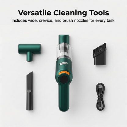 ⏰Cordless Car Vacuum – 10000Pa Suction & 4000mAh Battery 🚗
