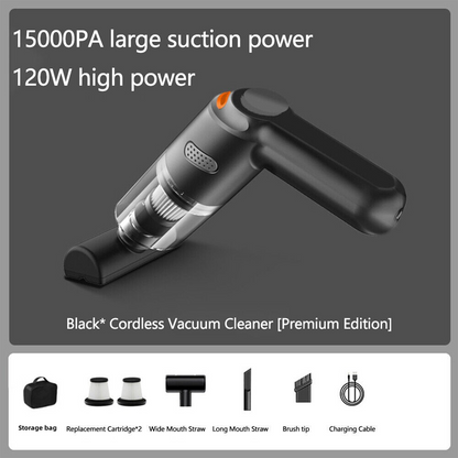 ⏰Cordless Car Vacuum – 10000Pa Suction & 4000mAh Battery 🚗