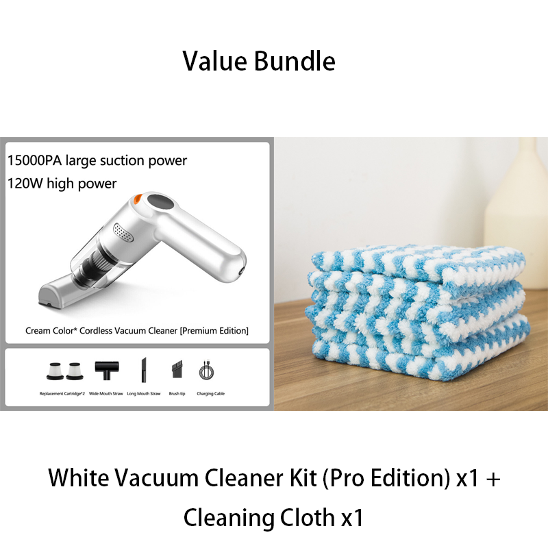 ⏰Cordless Car Vacuum – 10000Pa Suction & 4000mAh Battery 🚗