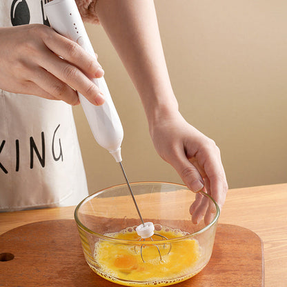 ☕ 50% OFF NOW! 🌀 Handheld Milk Frother – 3 Speeds, USB Rechargeable & 2 Whisks 🥛