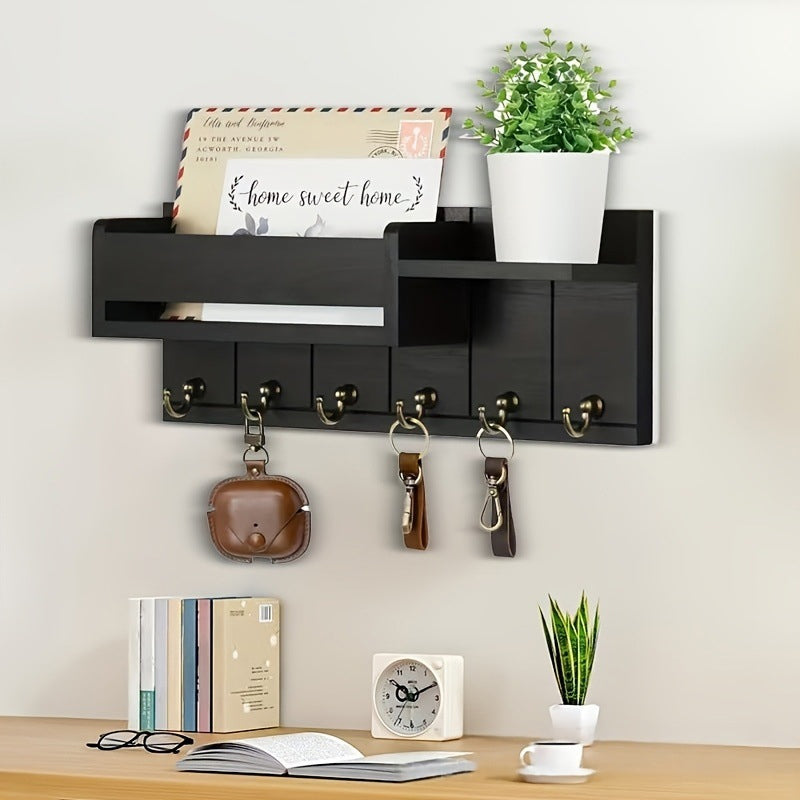 🔥 Wall‑Mounted Mail & Key Holder