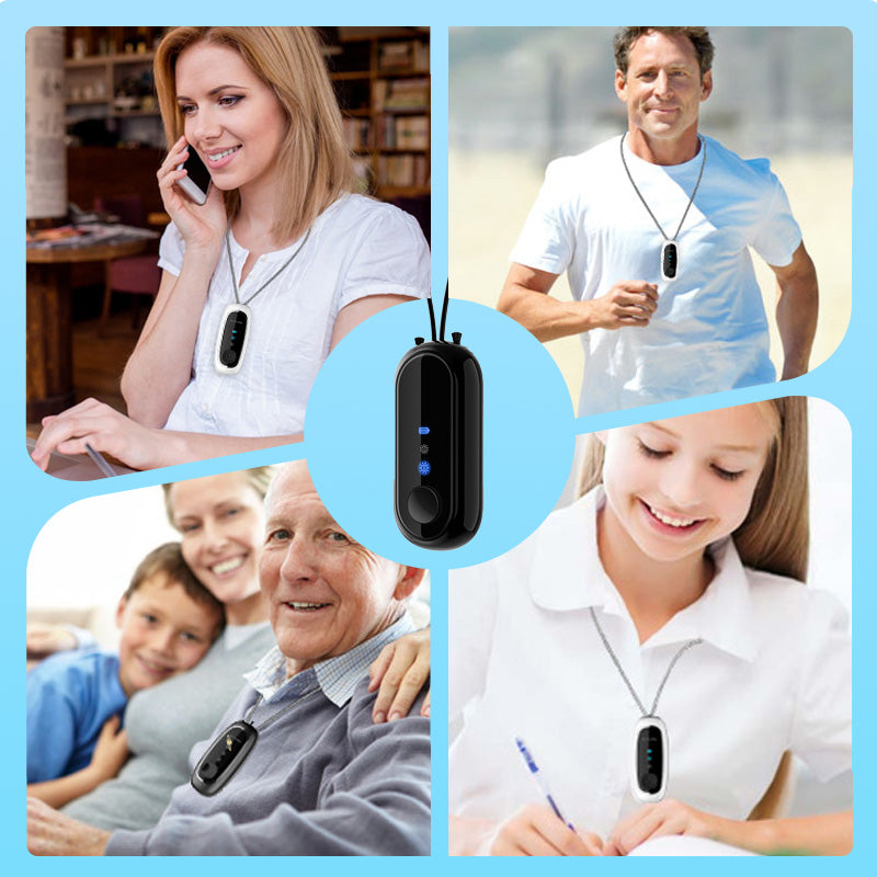 🌬️ Save 50% now! Portable negative ion air purifier - rechargeable mini design, perfect for travel, commuting and daily use both indoors and outdoors.