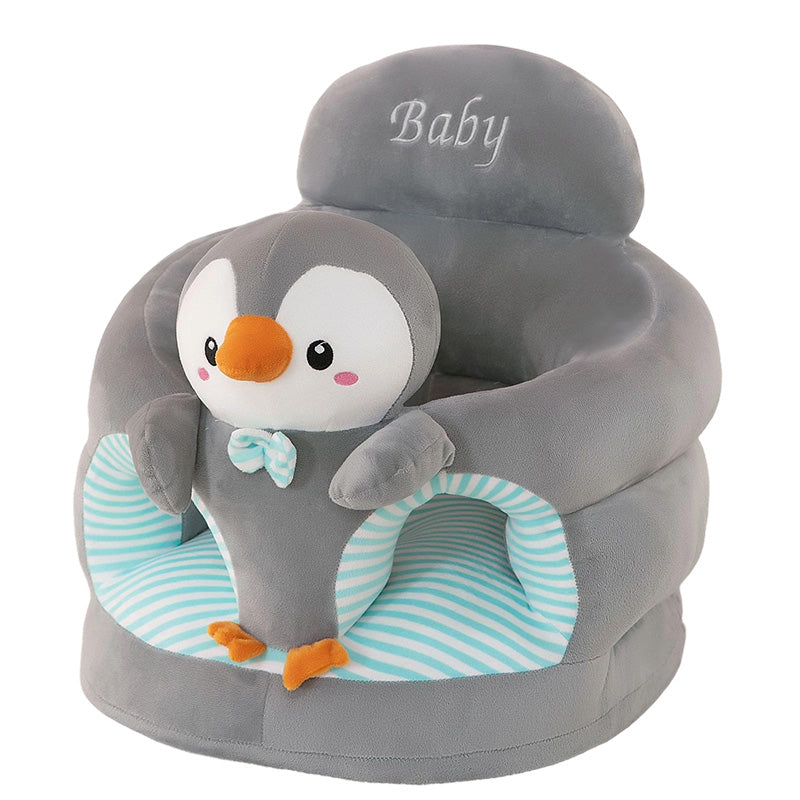 🐻 50% OFF! 🛋️ Anti-Roll Cartoon Baby Sofa – Stable backrest, soft plush & non-slip base – Safe seat for play and rest ✨