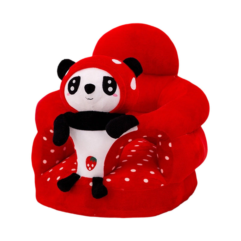 🐻 50% OFF! 🛋️ Anti-Roll Cartoon Baby Sofa – Stable backrest, soft plush & non-slip base – Safe seat for play and rest ✨