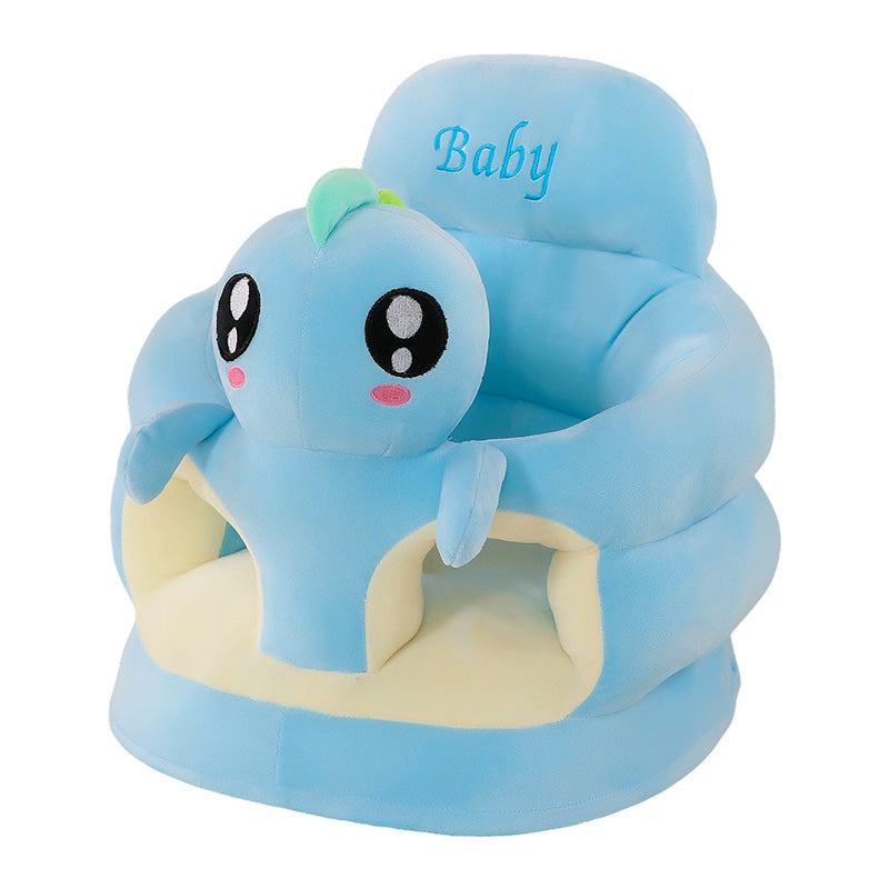 🐻 50% OFF! 🛋️ Anti-Roll Cartoon Baby Sofa – Stable backrest, soft plush & non-slip base – Safe seat for play and rest ✨