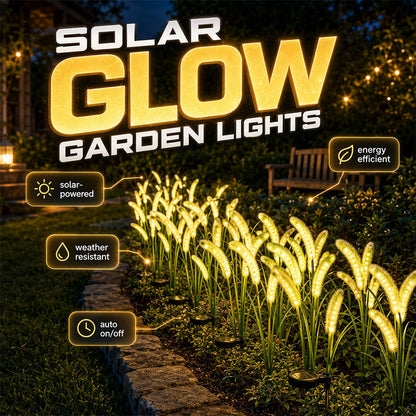 🔥 For a limited time only: Buy 2, get 1 free 🌾 Solar garden light with ornamental grass design – Waterproof LED stake light for lawns, gardens, and patios