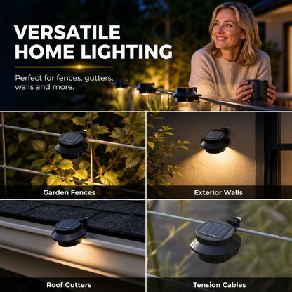 ☀️ Solar Outdoor Lights – Easy Wireless Garden Lighting
