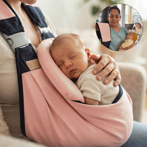Infant Baby Carrier - Adjustable Baby Sling for Newborn to Toddler - Ergonomic 3D Mesh Baby Wraps Carrier - Breathable & Lightweight for 0-36 Months Baby (Green)