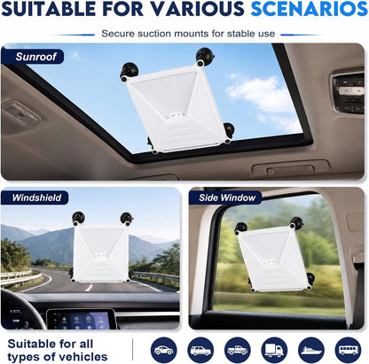 Starlink Mini Silicone Protective Case & 4-Cup Suction Mount Kit