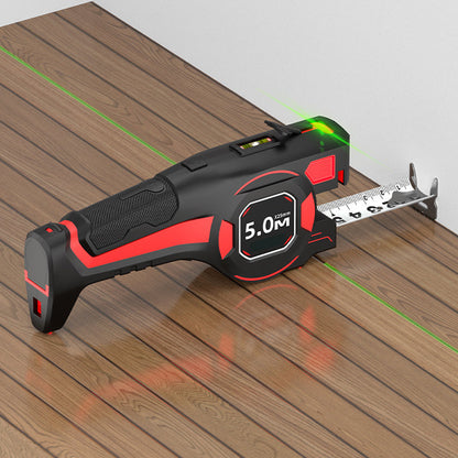 🔦 2-in-1 Tape Measure with Laser Guide 📏 Laser alignment + standard tape🛠️
