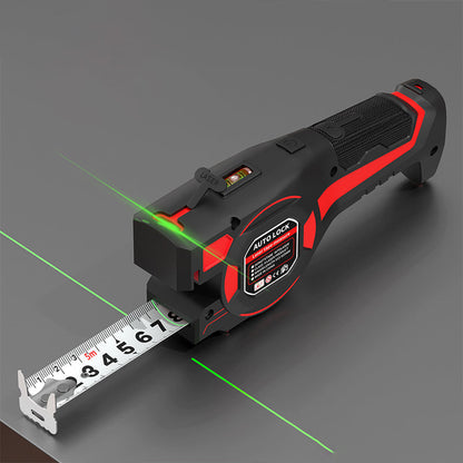 🔦 2-in-1 Tape Measure with Laser Guide 📏 Laser alignment + standard tape🛠️